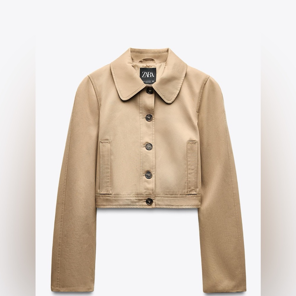 Zara Shirt Trench Coat
